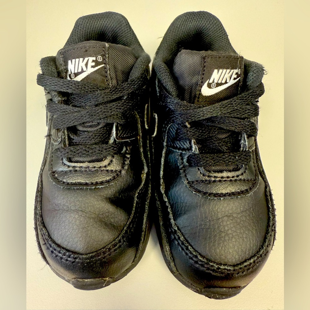 Nike Air Max 90 Boys Girls Toddler Youth Sz 8C Black
